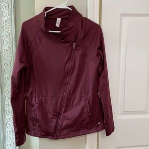 Women’s athletic workout zip up jacket